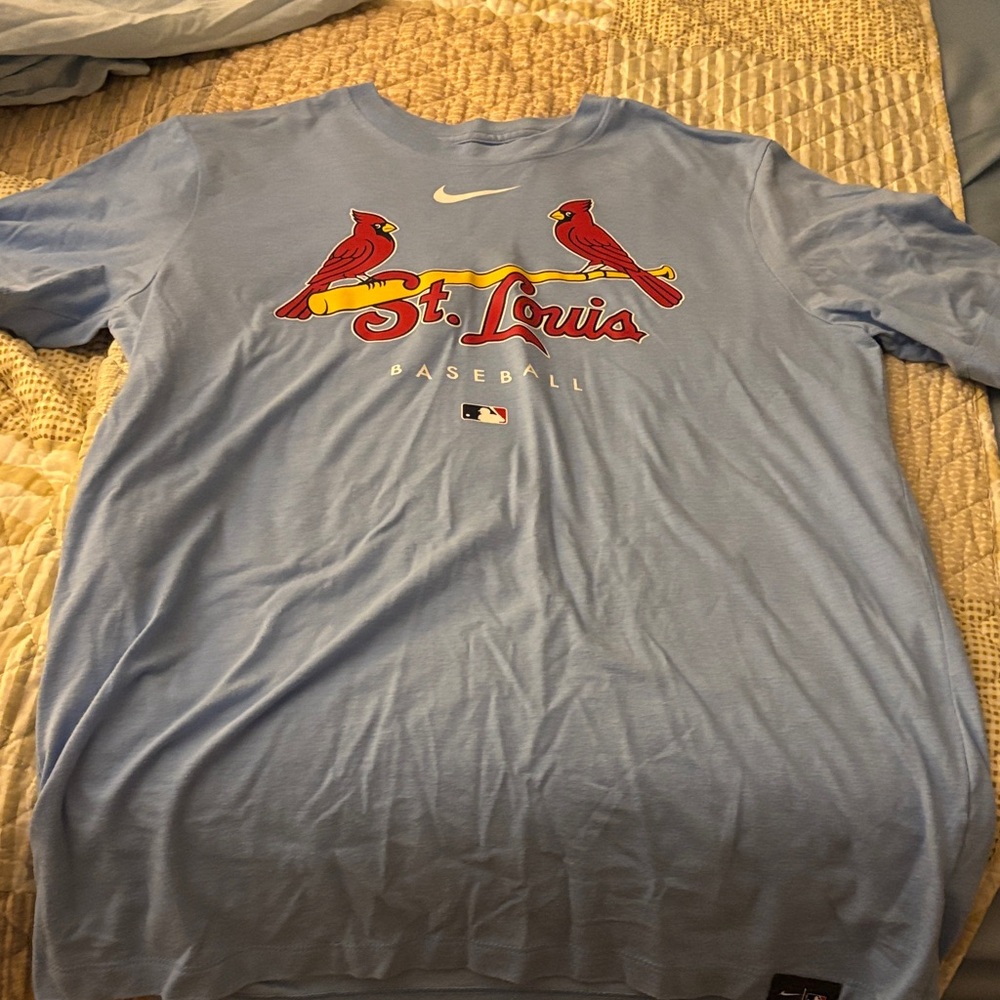 Nike Light Blue St. Louis Cardinals Tee